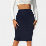 High-Waist Office Skirt