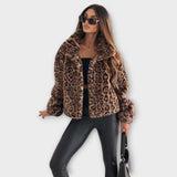 Maddison - Leopard Print Coat