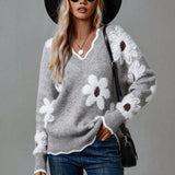 Taylah - Elegant Floral Sweater