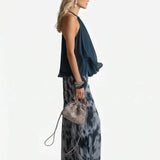 Elegant two-piece chiffon suit