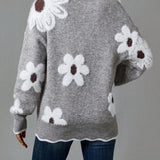 Taylah - Elegant Floral Sweater