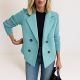 Priya - Elegant Knit Sleeve Coat