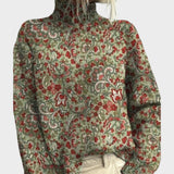 Natalie - Artistic Knit Turtleneck Sweater