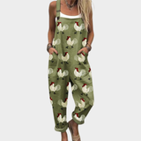Hazel - Boho Printed Jumpsuit