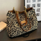 Chloe - Leopard Print Tote