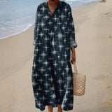 Mackenzie - Bohemian Star Print Dress