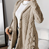 Irene - Fluffy Hooded Coat
