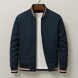Jack - Striped Bomber Jacket