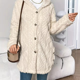 Irene - Fluffy Hooded Coat