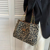 Chloe - Leopard Print Tote