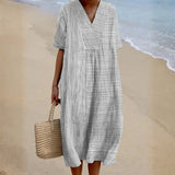 Daisy - Relaxed Striped Dress