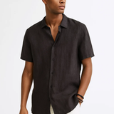 Ryan - Open-Collar Button Shirt