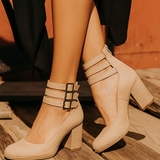 Chloe - Multi-Strap Platform High Heels
