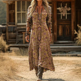 Lily - Vintage-Inspired Long Sleeve Casual Dress