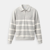 Declan - Striped Half-Zip Jumper