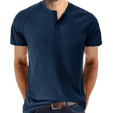 Hamish - Button-Placket Henley Shirt