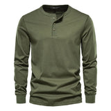 Owen - Breathable Soft-Blend Henley Shirt