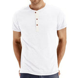Elijah - Soft-Knit Collar Henley T-Shirt