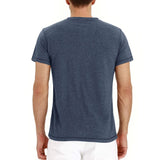 Elijah - Soft-Knit Collar Henley T-Shirt