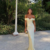 Barbara - Maxi Dress in Satin