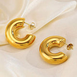 Matilda - Chunky Hoop Earrings