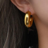 Matilda - Chunky Hoop Earrings
