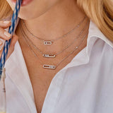 Olivia - Floating Stone Necklace