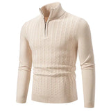 Jacob - Mixed-Knit Jumper