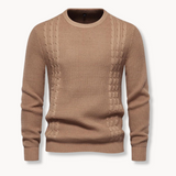 Dylan - Patchwork Knit Jumper