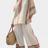 Beatriz - Mediterranean Striped Set