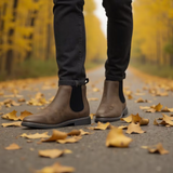 Jasper - Faux Leather Chelsea Ankle Boots
