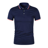 Flynn - Breathable Ribbed-Collar Polo