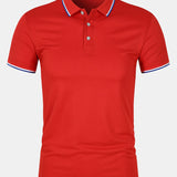 Nate - Button-Closure Knit Polo