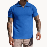 Jordan - Dyed-Fibre Johnny-Collar Polo