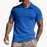 Jordan - Dyed-Fibre Johnny-Collar Polo