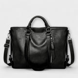 Ava - Large Faux Leather Tote