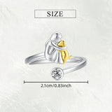 Evie - Dog Hug Ring