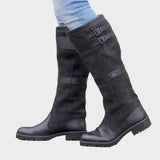 Eden - Retro Riding Faux Leather Boots