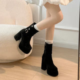 Phoebe - Urban Buckle Boots