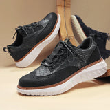 Angus - Oxford Faux Leather Sneakers