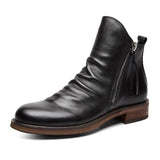 Toby - Faux Leather Chelsea Boots