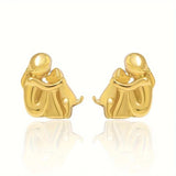 Zoe - Dog Hug Earrings