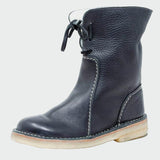 Annika - Waterproof Warm-Lined Faux Leather Ankle Boots