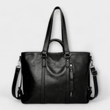 Ava - Large Faux Leather Tote