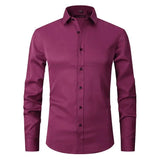 Nate - Wrinkle-Resistant Polyester-Blend Shirt