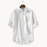 Owen - Elegant Mandarin-Collar Shirt