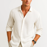 Angus - Smart-Collar Button-Up Shirt