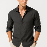Angus - Smart-Collar Button-Up Shirt