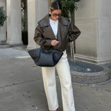 Ruby - Vegan Faux Leather Shopper