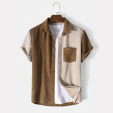 Ethan - Waffle Shirt Two-Piece Set